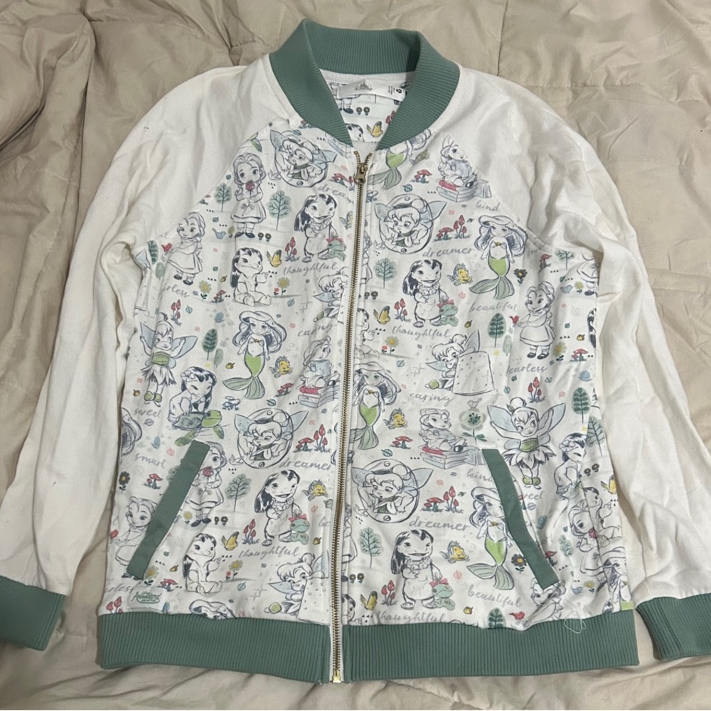 Disney Character Print Bomber Jacket